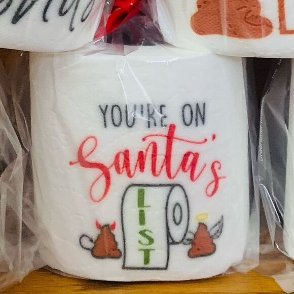 Funny Toilet Paper White Elephant Gag Gift for Gifting! - Picture 6 of 7